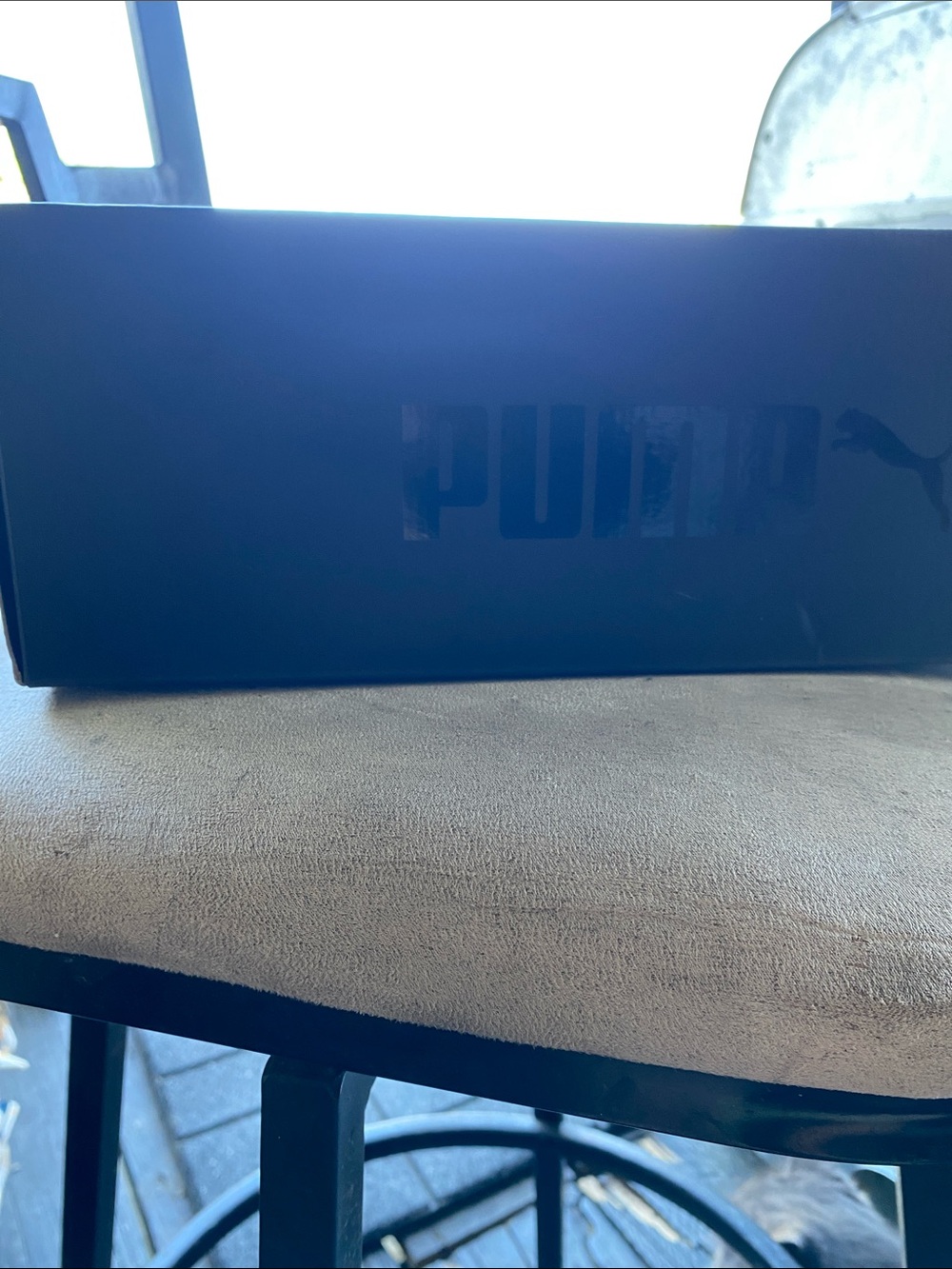 Puma Navy Blue Shoe Box with Gloss Logo